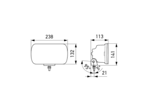 Afmetingen Hella Jumbo LED