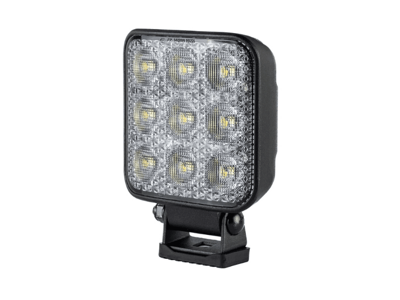 Tralert APEX Arbeitsscheinwerfer 40W quadratisch - 27 LED's - 6500 Lumen - IP69K - ECE R10 - ECE R148 - EAN: 8720364583071