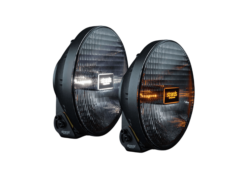 IZE LED OG Driving Light 9 inch verstraler - 270945 - Strands - standlicht wit en oranje - IP68 en IP 69K - 12000 Lumen