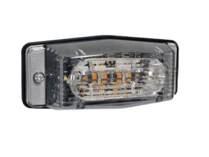 M-LED dubbelbrander DUAL color - ZM391 - old school look - E9 keurmerk - wit en oranje standlicht - geschikt voor 12 en 24 volt - LED markering