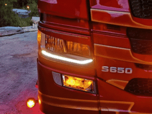 Scania dagrijverlichting xenon wit - model S - Model R - bouwjaar 2016+ - LED koplamp Next Gen - ADL40841
