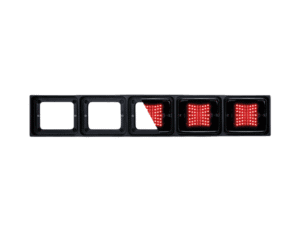 Strands IZE LED frame 5 gaten - 800640 - ABS kunststof