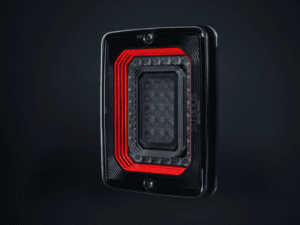 Vierkant achterlicht - met remlicht, achterlicht en dynamische richtingaanwijzer - FOR9T serie