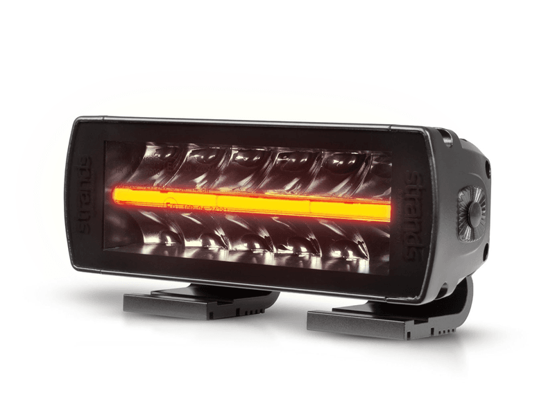 Strands Siberia XPA LED bar SR 8 inch - 809425A - with ECE R148 and ECE R149 approval mark - dual color orange/white