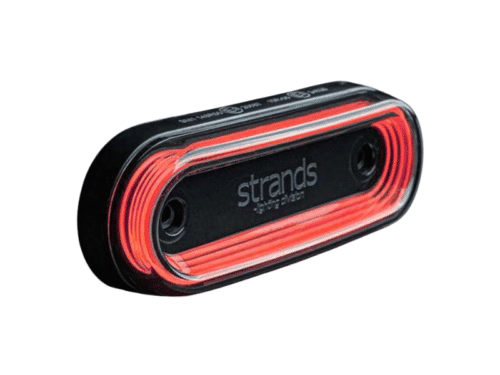 Strands FOR9T Gravity positielamp ROOD -donker glas - ECE R148 - 850457 - voor vrachtwagen, bestelwagen, aanhanger, camper en meer