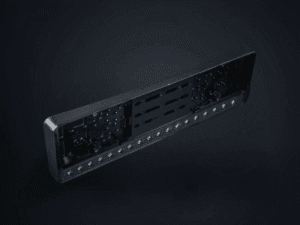 Strands Nuuk E-Line black LED bar DUO - 12&24 volt - ECE R149 ref. 20 keurmerk - 8100 Lumen - 1 LUX @444m - 809445 - met kentekenplaathouder