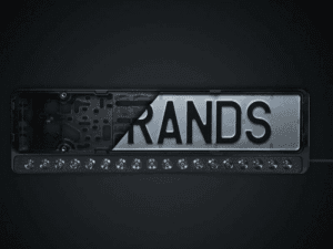Strands Nuuk E-Line black LED bar DUO - 12&24 volt - ECE R149 ref. 20 keurmerk - 8100 Lumen - 1 LUX @444m - 809445 - met kentekenplaathouder