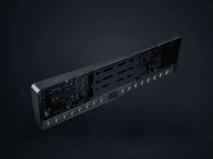 Strands Nuuk E-Line black LED bar DUO - 12&24 volt - ECE R149 ref. 20 keurmerk - 8350 Lumen - 1 LUX @438m - 809446 - met kentekenplaathouder